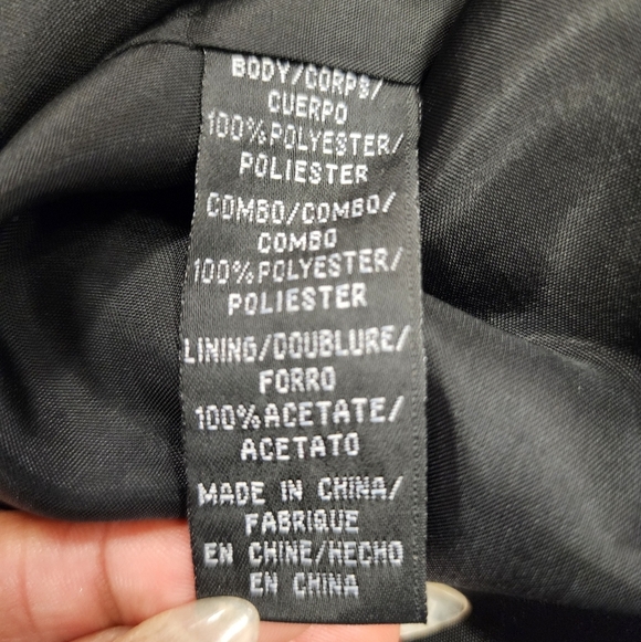 NWT Jill Stewart Women's Strapless Black & Green Mini Dress, Size 14 - Picture 6 of 13